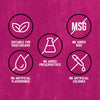 An infographic showing product benefits for the Af Bvp Sch Tandoori Seas, including suitable for vegetarians, no added MSG, and no artificial colours, flavours, or preservatives.