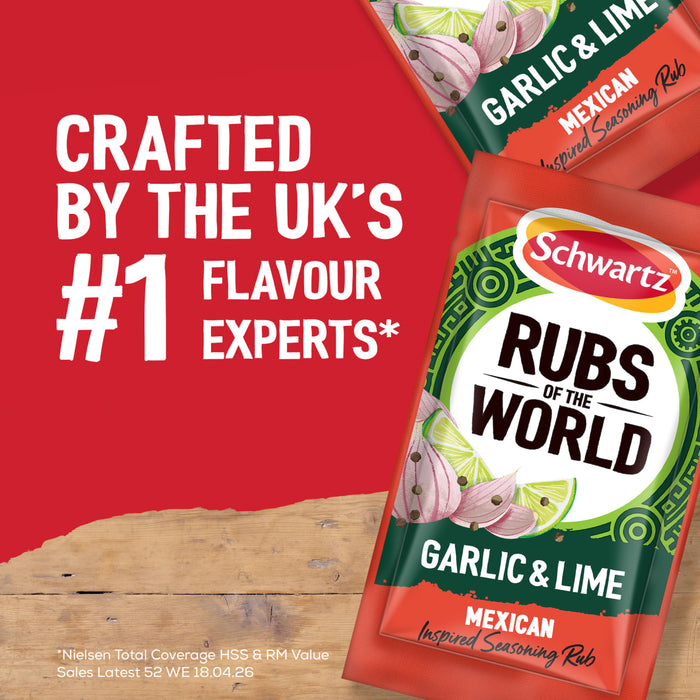 Schwartz Garlic & Lime Mexican Seasoning Rub