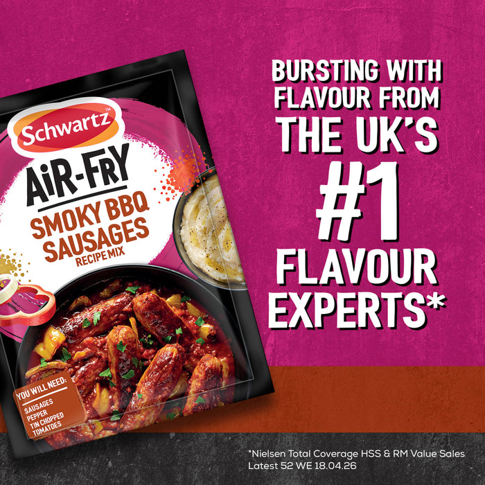 Schwartz Air-Fry Smoky BBQ Sausage Recipe Mix