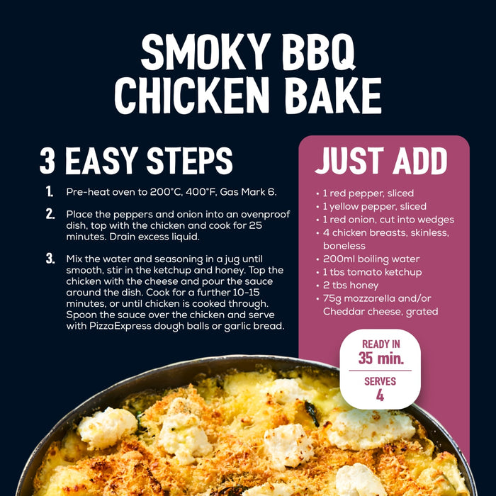 Schwartz Pizza Express Smoky BBQ Chicken Bake