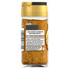 The back of a glass jar of Schwartz Sweet and Spicy Seasoning with Honey Powder and Chilli, part of the Jr Hot Honey Seas X6 product line, displays ingredients and usage tips.