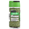A clear glass jar of Schwartz Rosemary, 18G, is shown with a green lid, revealing the dried rosemary needles inside and the label with serving suggestions.
