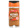A clear glass jar of Schwartz Ground Nutmeg 32 G 