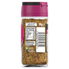 The back of a glass jar of Schwartz Piri Piri Seasoning, 39G, displays the nutritional information, barcode, and recycling instructions.