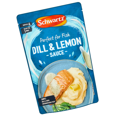 Schwartz dill and lemon sauce packet