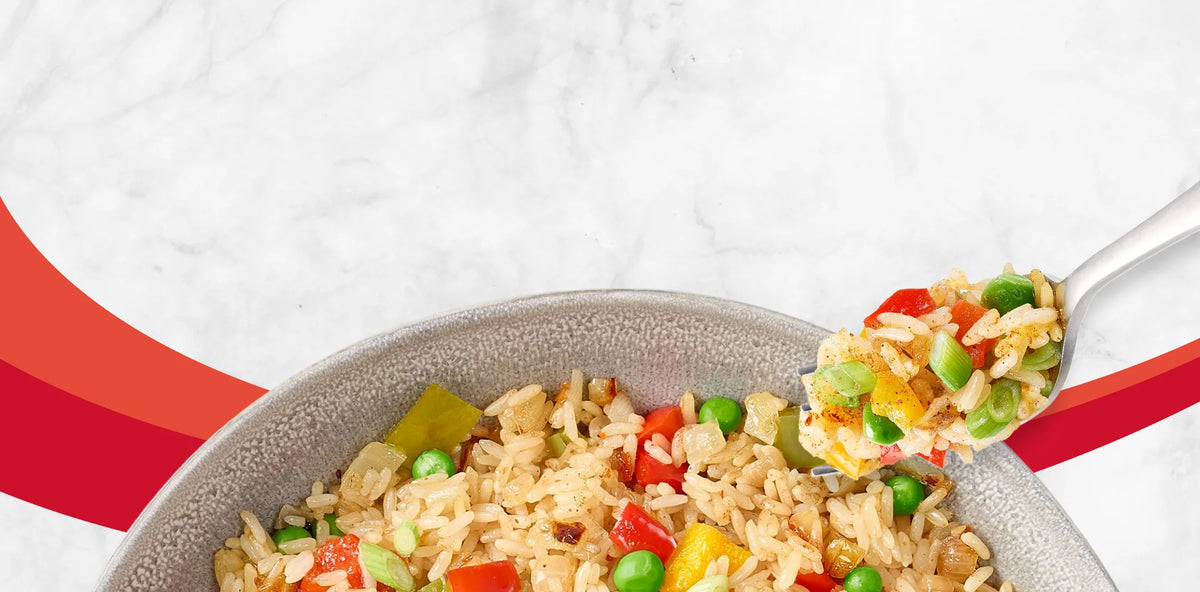 cajun rice bowl and spoon