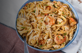 Old Bay Shrimp & Crab Pasta
