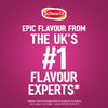 A promotional graphic for Uk Webswitch featuring the Schwartz logo and text identifying them as the number one flavour experts in the UK based on Nielsen unit sales data.